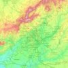 Autonome Gemeinschaft Madrid topographic map, elevation, terrain