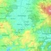 Ponorogo topographic map, elevation, terrain