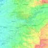 Tapi District topographic map, elevation, terrain