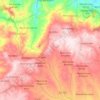 Bouhatem topographic map, elevation, terrain