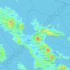 Camarines Sur topographic map, elevation, terrain