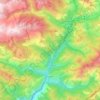 Fontan topographic map, elevation, terrain