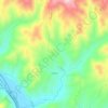 Gjuleli topographic map, elevation, terrain