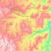 Challhuahuacho topographic map, elevation, terrain