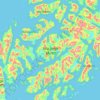 Isla Jorge Montt topographic map, elevation, terrain