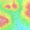 Shibukawa topographic map, elevation, terrain