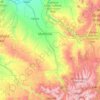Uncompahgre River topographic map, elevation, terrain