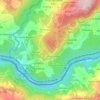Ribeira topographic map, elevation, terrain