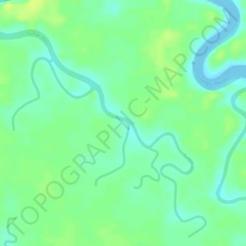 Sungai Batu topographic map, elevation, terrain