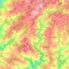 Sarlande topographic map, elevation, terrain