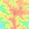 Albia topographic map, elevation, terrain