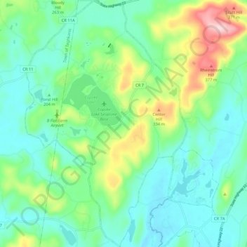 Copake Lake topographic map, elevation, terrain