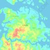 Pulau Kola topographic map, elevation, terrain