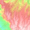 Campos de Júlio topographic map, elevation, terrain
