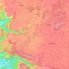 Siddapura taluk topographic map, elevation, terrain