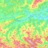 Piloña topographic map, elevation, terrain