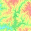 Smithville Lake topographic map, elevation, terrain