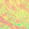 Garzê County topographic map, elevation, terrain