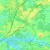 Westampton, New Jersey topographic map, elevation, terrain
