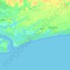 Eastern Obolo topographic map, elevation, terrain