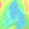 Swan Lake topographic map, elevation, terrain