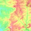 Aragoiânia topographic map, elevation, terrain