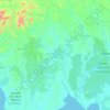East Kotawaringin topographic map, elevation, terrain