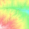 Prowers County topographic map, elevation, terrain