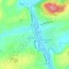 Schwenksville topographic map, elevation, terrain