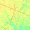 Baxley topographic map, elevation, terrain