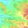 Arlanzón topographic map, elevation, terrain