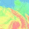 Тюметинский наслег topographic map, elevation, terrain