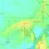 Cynthiana topographic map, elevation, terrain