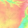 Rozdolska rural hromada topographic map, elevation, terrain