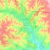 Kerrville topographic map, elevation, terrain