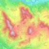 Cornillon-en-Trièves topographic map, elevation, terrain