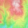 Safed topographic map, elevation, terrain