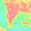 克玛乡 topographic map, elevation, terrain