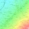 Kayen Kidul topographic map, elevation, terrain