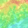 Loreux topographic map, elevation, terrain