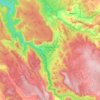 Peralejos de las Truchas topographic map, elevation, terrain