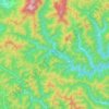 Nishi Mera topographic map, elevation, terrain