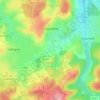 Fraquelfing topographic map, elevation, terrain