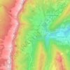 Saint-Andéol topographic map, elevation, terrain