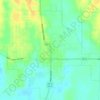 Calhoun City topographic map, elevation, terrain