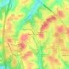 Bradford Woods topographic map, elevation, terrain