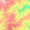 Нікольська селищна рада topographic map, elevation, terrain