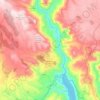 Biddanoa 'e Tulu/Villanova Tulo topographic map, elevation, terrain