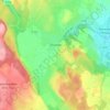 Charette topographic map, elevation, terrain