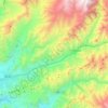 Lurigancho topographic map, elevation, terrain
